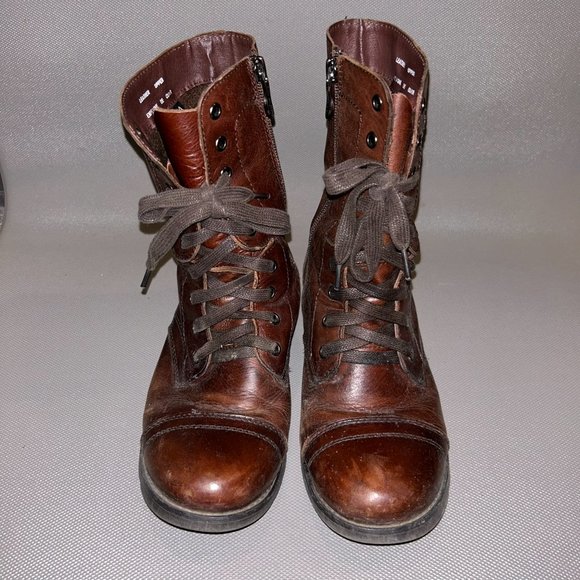 Artica Brown Combat Boots | Size 7 - Picture 3 of 8
